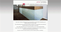 Desktop Screenshot of jahnke-arch.de